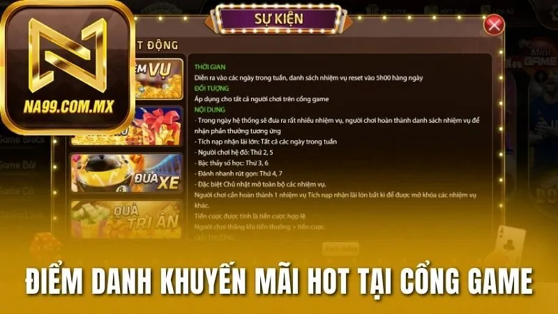 Điểm danh các khuyến mãi hot tại cổng game